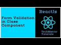 - Form Validation in React Hindi React js Tutorial