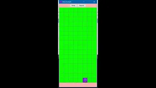 JTable Custom Cell Renderer - Part2 Animating Tetris Game With Thread Wait and Notify