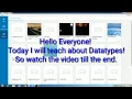 Roblox Studio Tutorial - Datatypes