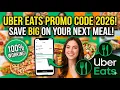 NEW Uber Eats Promo Codes for New Existing Users 100 Uber Eats Discount Code 2026