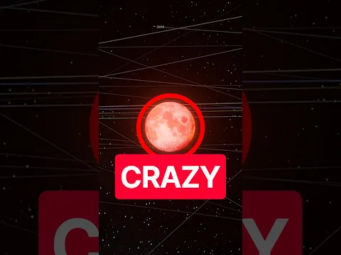 The Moon became the HOTTEST OBJECT 🤯 #astronomy #space #universe #shorts
