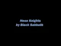 Black Sabbath - Neon Knights (with lyrics)