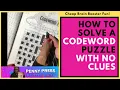 No Clues Allowed How to Solve a Codewords Crossword Puzzle Without Given Clues