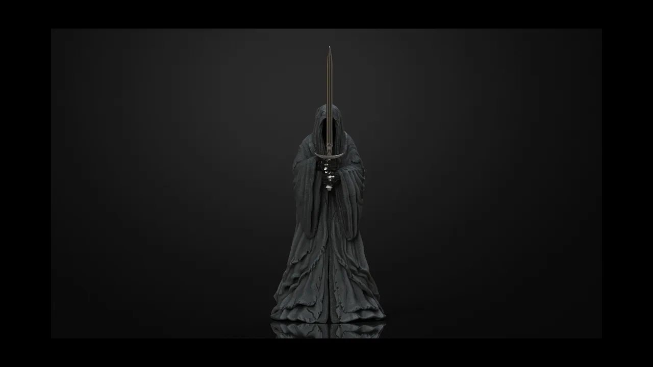 Nazgul Figure - Lord of the Rings (Pre-Supported)