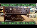 Battle of the Sony Vintage Preamps! Which to BUY BUY BUY?