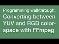 Decoding pixel data in C using FFmpeg Part 2