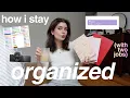 how i organize my life spreadsheets google calendar planners budgets
