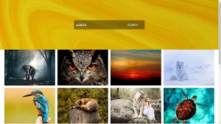 create an image search engine website use HTML CSS and JS TEXT TO IMAGE