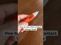 How to Use Non-Contact Voltage Tester AMES AVP-600 Non-Contact Voltage Tester CAT III Rated 600V