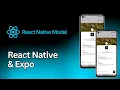 React Native Modal Tutorial in Hindi Expo Modal Component Explained Step by Step