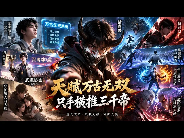 天赋万古无双，只手横推三千帝