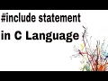 The Preprocessor Command statement in C Language 13