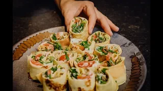 Lachsröllchen mit Meerrettich als Fingerfood oder Vorspeise | Olga Kocht. 