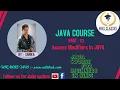 JAVA COURSE PART - 23 Access Modifiers in JAVA JAVA COURSE FOR BEGINNERS IN HINDI