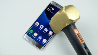 Download Samsung Galaxy S7 Edge Hammer \u0026 Knife Scratch Test MP3