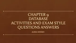 ACTIVITY 9 4 ANSWERS CHAPTER 9 DATABASE