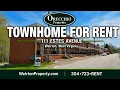 Two Bedroom Townhome with Garage for Rent in Weirton WV 111 Estes Avenue