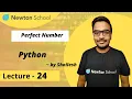 Perfect Number in Python Shailesh