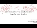 Part II 7 Airy s function - Solution in polar coordinates