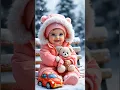 Download Lagu Dudi Dudi Dum Dum – Cute Baby in Pink | Fun Winter Song for Kids |  #shorts #cute #freerishta