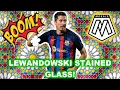 LEWANDOWSKI STAINED GLASS Panini Mosaic Road to FIFA World Cup Soccer Hobby 3 Box Break