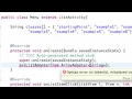 Android Application Development 19 Setting up an ArrayAdapter