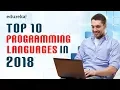 Top 10 Programming languages To Learn In 2018 Programming Languages You Must Learn edurekaIN