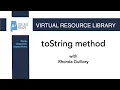 toString method