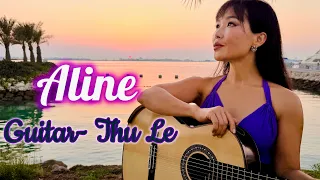 Aline-Christophe | Romantic song | arranged and played by Thu Le | classical guitar 