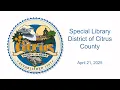 Special Library District Advisory Board - April 22 2025