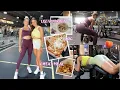 WORKOUT WITH OLIVIA JARVIS Dubai Vlog Cheat Meals Leg Booty Workout