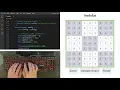 ASMR - Create Sudoku Solver App With HTML CSS JavaScript