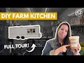Commercial Kitchen Trailer on the Farm - Full Tour How We Use It Crossing Creeks Farm