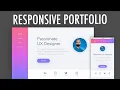 Responsive Portfolio Grid CSS Website Layout PART 2