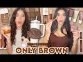 ONLY using BROWN MAKEUP SKINCARE FALL EDITION