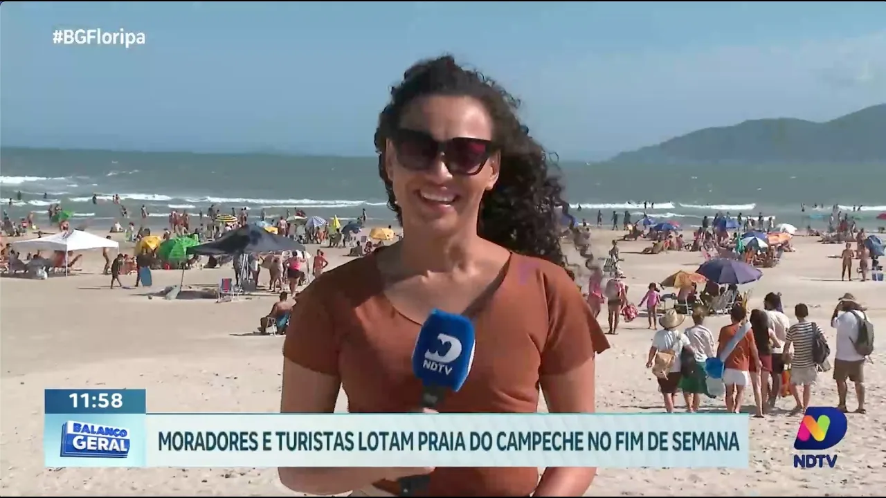 Campeche lotada: moradores e turistas curtiram o sol intenso neste fim de semana