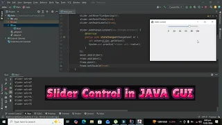 How to make a slider in java GUI Create a slider in java GUI