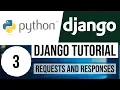 Django Tutorial for Beginners 3 - URL dispatcher Requests and Responses