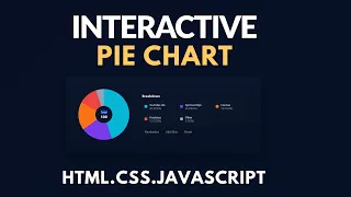Build an Interactive Pie Chart with HTML CSS JavaScript Dynamic Data Tooltips