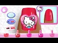 Hello Kitty nail salon Makeover Manicure kids games