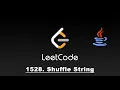 Shuffle String 1528 Leetcode 1528 Java Solution Easy Solution