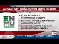 Eastern New Mexico University Receives largest gift in University history