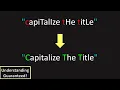 Can You Capitalize Titles With Code LeetCode 2129 Capitalize the Title