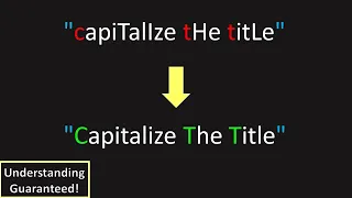 Can You Capitalize Titles With Code LeetCode 2129 Capitalize the Title