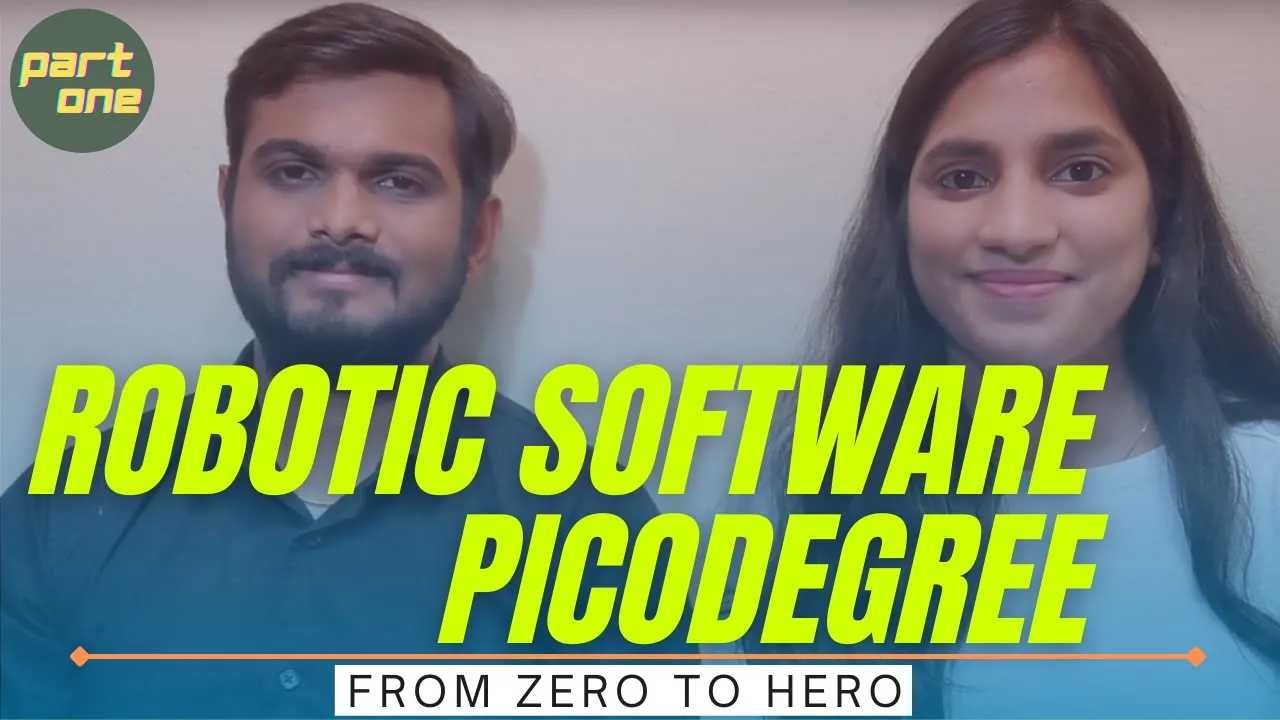 Robotics Software Engineer PicoDegree | Introduction | ROS with Webots  | Part 1