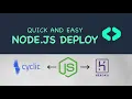 Quick and easy ways to deploy a node js app
