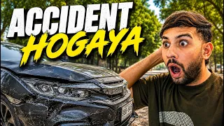 NEW CIVIC KA ACCIDENT HOGAYA😱 Gari Ka Bura Haal 