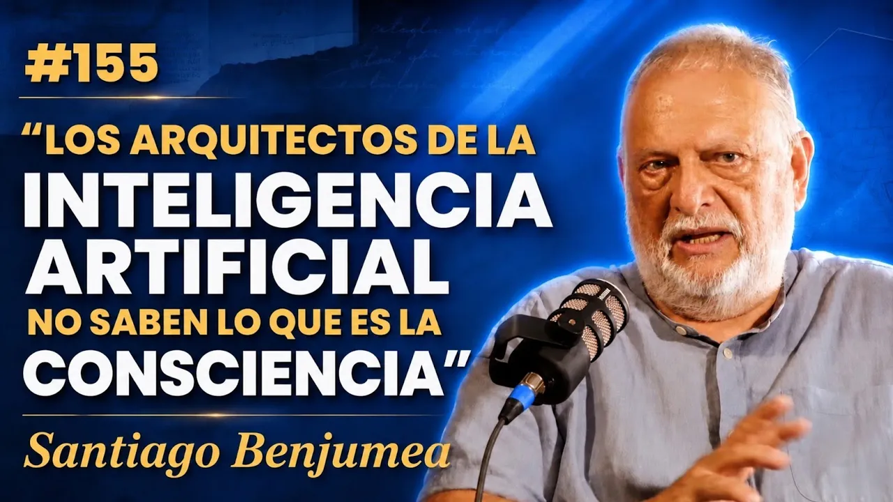 ¿La INTELIGENCIA ARTIFICIAL alcanzará CONCIENCIA y podrá incluso SUFRIR? ~ SANTIAGO BENJUMEA #155