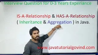 Difference between HAS-A-Relationship IS-A-Relationship In Java
