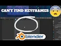 Keyframes Missing in Blender 3 Solutions
